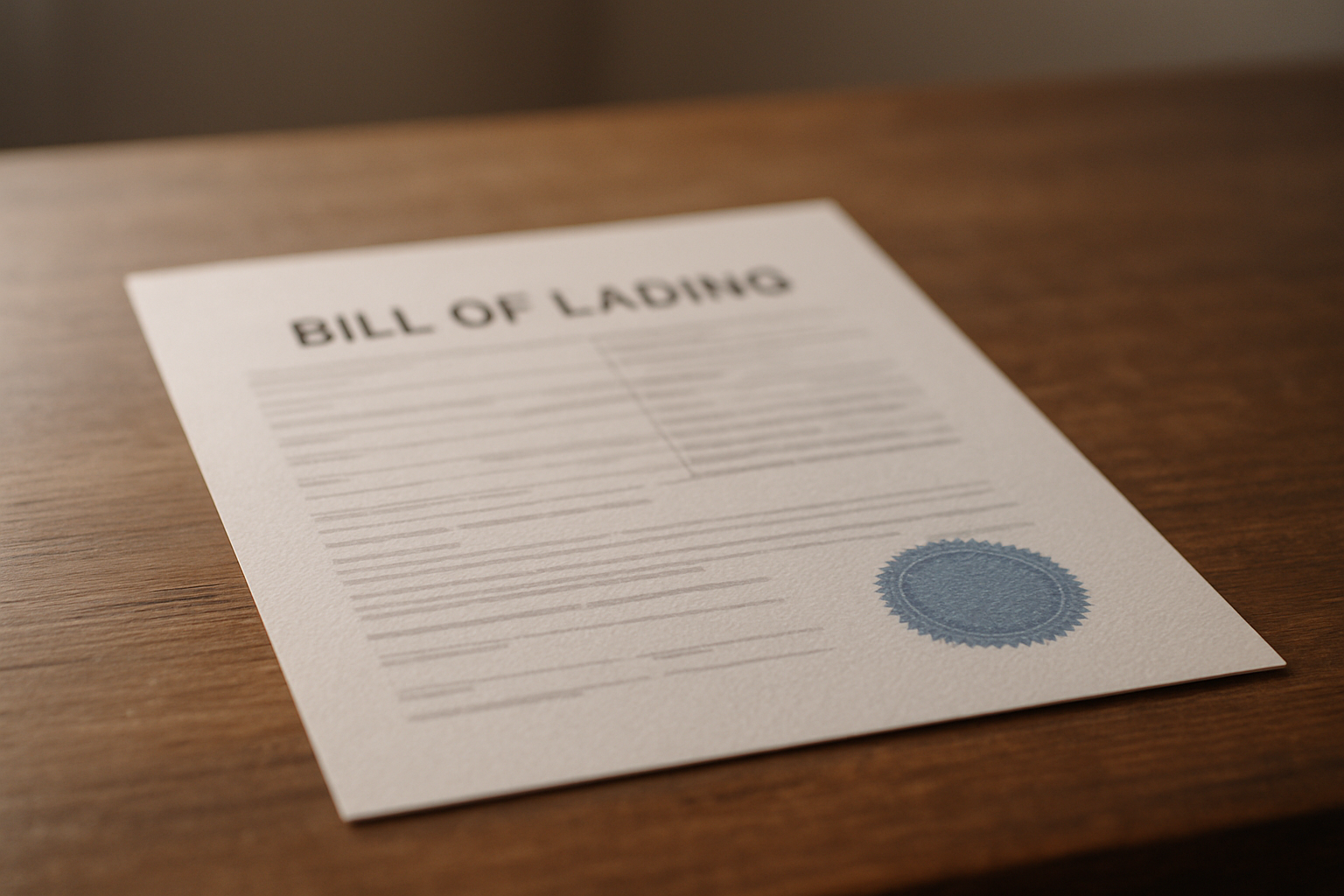 Bill Of Lading: Key To Smooth International Shipping
