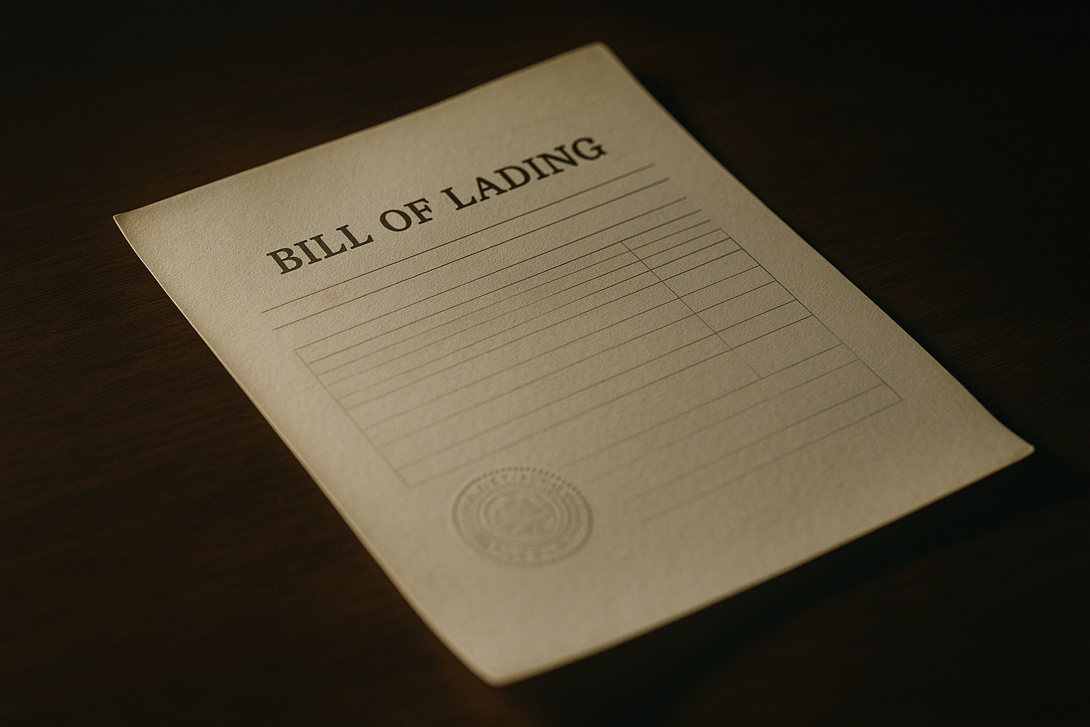 Understanding The Bill Of Lading In Global Commerce