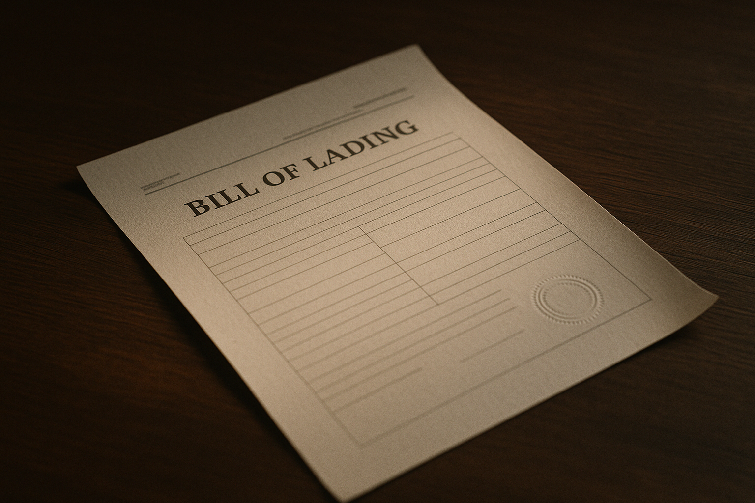 Understanding The Bill Of Lading In Global Commerce